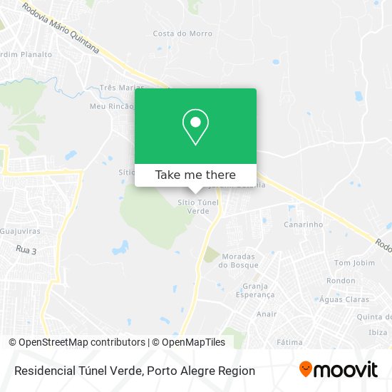 Residencial Túnel Verde map