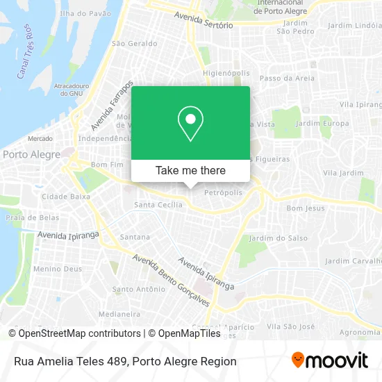 Rua Amelia Teles 489 map