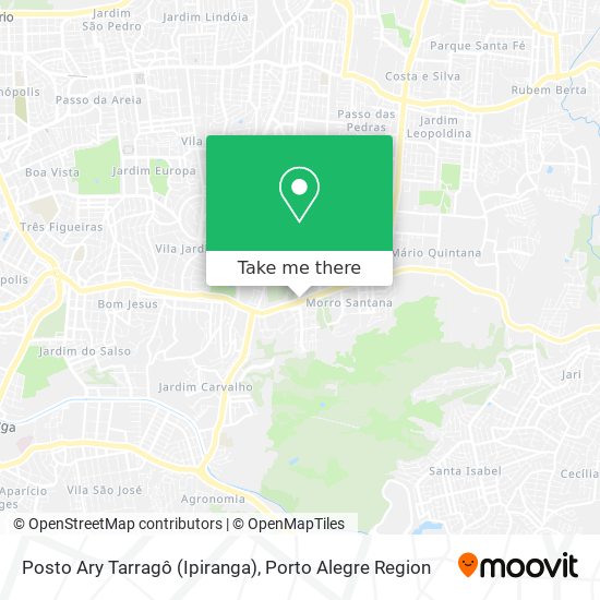 Posto Ary Tarragô (Ipiranga) map