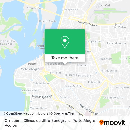 Clinoson - Clínica de Ultra-Sonografia map