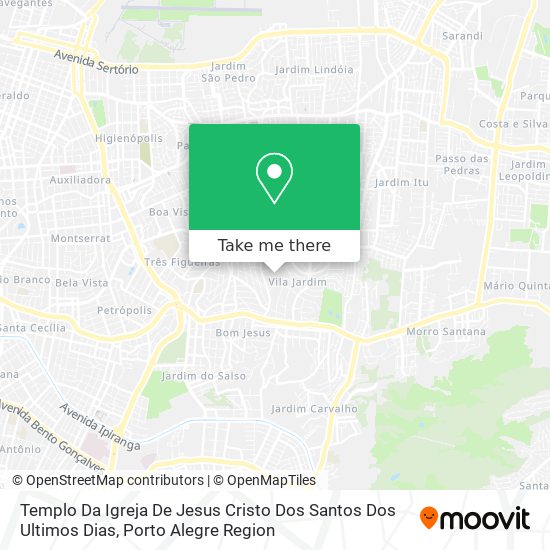Templo Da Igreja De Jesus Cristo Dos Santos Dos Ultimos Dias map