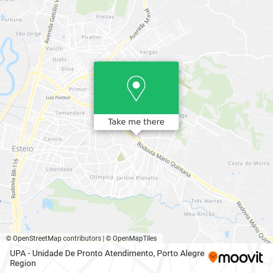 UPA - Unidade De Pronto Atendimento map