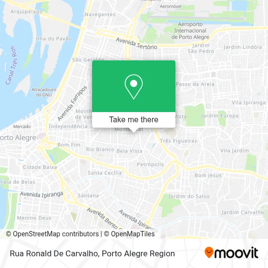 Rua Ronald De Carvalho map
