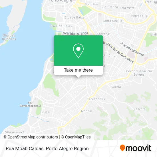 Rua Moab Caldas map