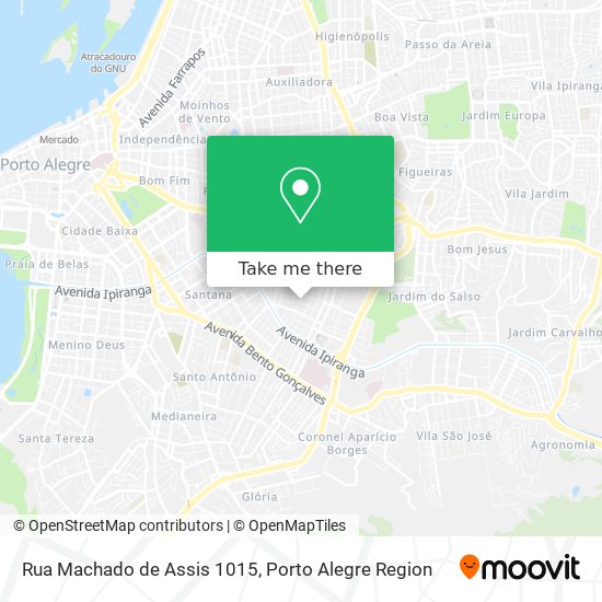 Rua Machado de Assis 1015 map