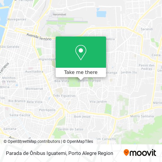 Parada de Ônibus Iguatemi map