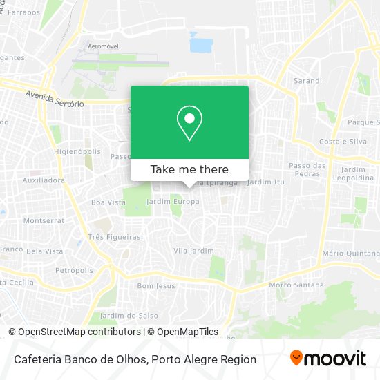 Cafeteria Banco de Olhos map