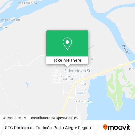 CTG Porteira da Tradição map