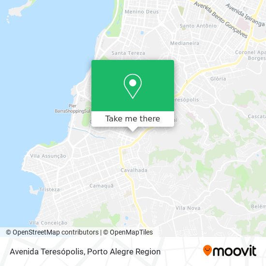 Mapa Avenida Teresópolis