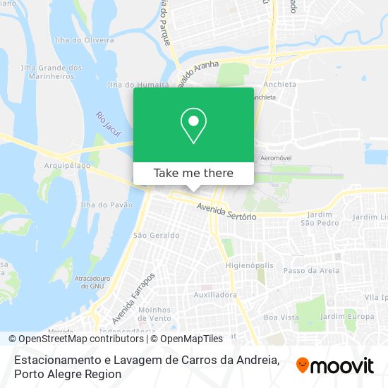 Estacionamento e Lavagem de Carros da Andreia map