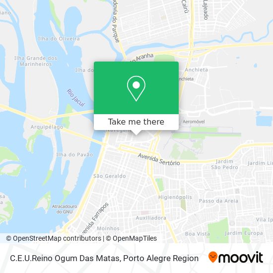 C.E.U.Reino Ogum Das Matas map