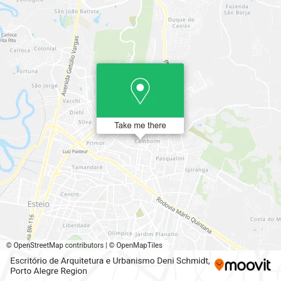 Escritório de Arquitetura e Urbanismo Deni Schmidt map