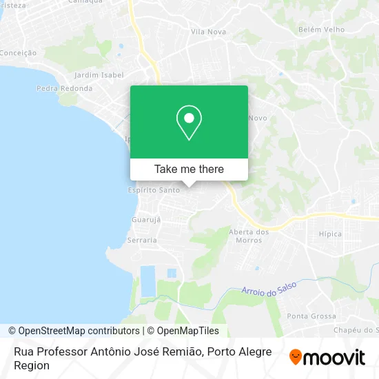 Rua Professor Antônio José Remião map