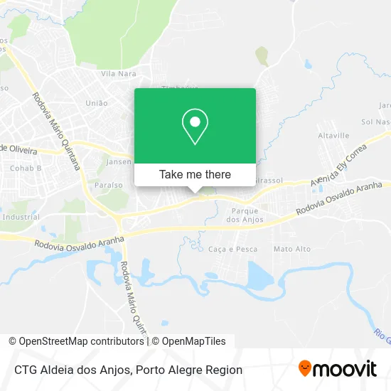 CTG Aldeia dos Anjos map