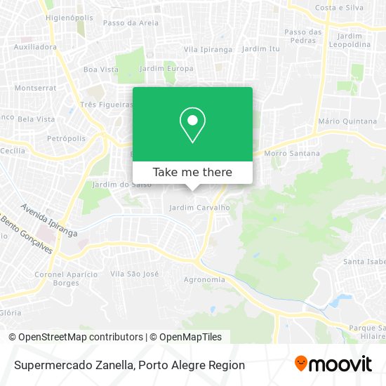 Supermercado Zanella map