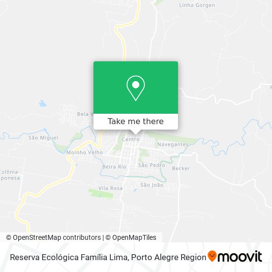 Reserva Ecológica Família Lima map