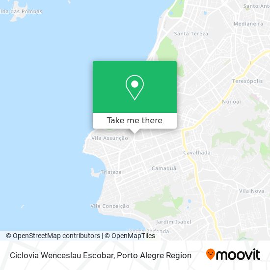 Mapa Ciclovia Wenceslau Escobar