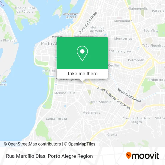 Rua Marcílio Dias map