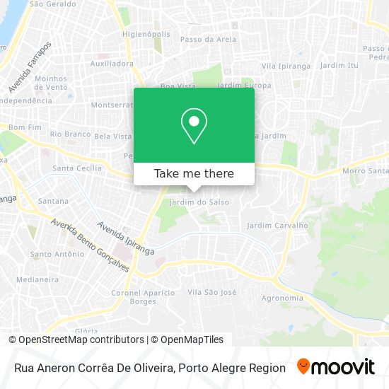 Rua Aneron Corrêa De Oliveira map