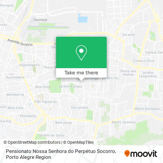 Pensionato Nossa Senhora do Perpétuo Socorro map