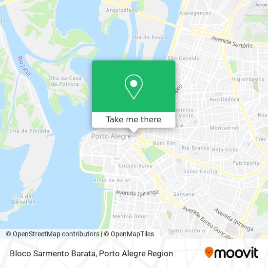 Bloco Sarmento Barata map