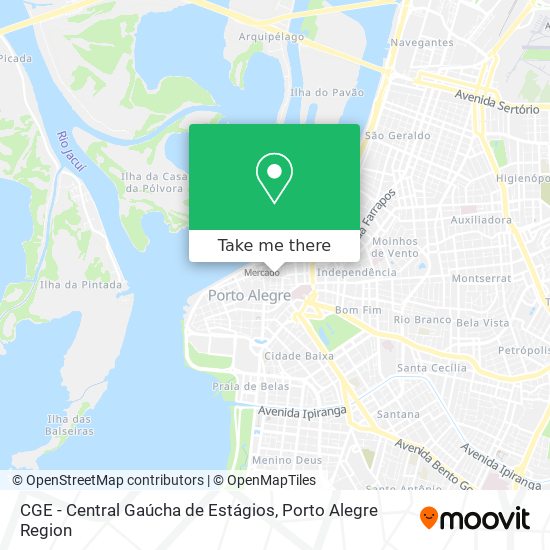 CGE - Central Gaúcha de Estágios map