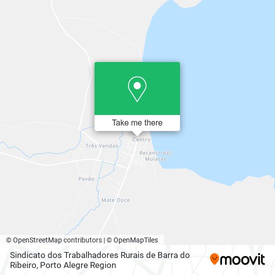 Mapa Sindicato dos Trabalhadores Rurais de Barra do Ribeiro