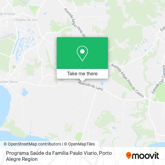 Programa Saúde da Família Paulo Viario map