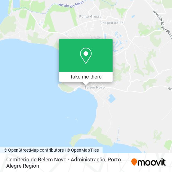Cemitério de Belém Novo - Administração map
