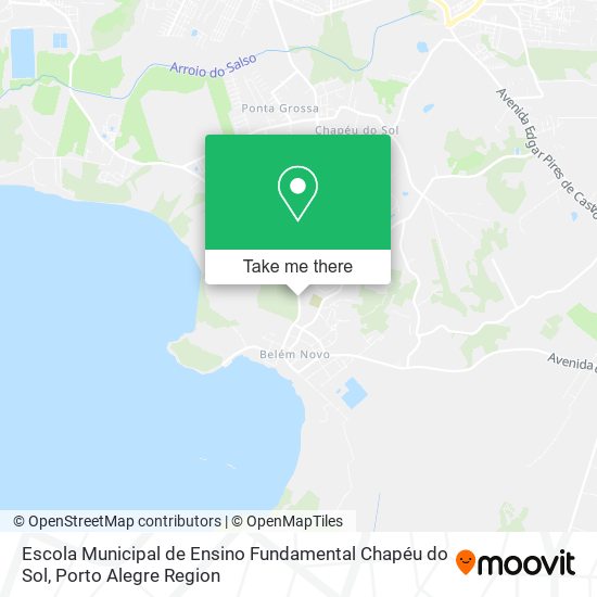 Escola Municipal de Ensino Fundamental Chapéu do Sol map