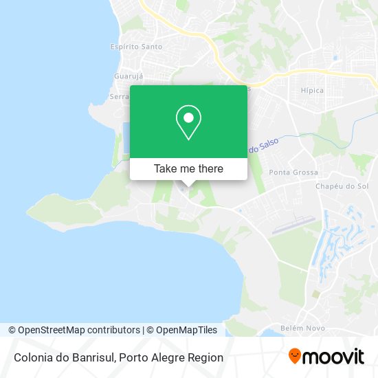 Colonia do Banrisul map