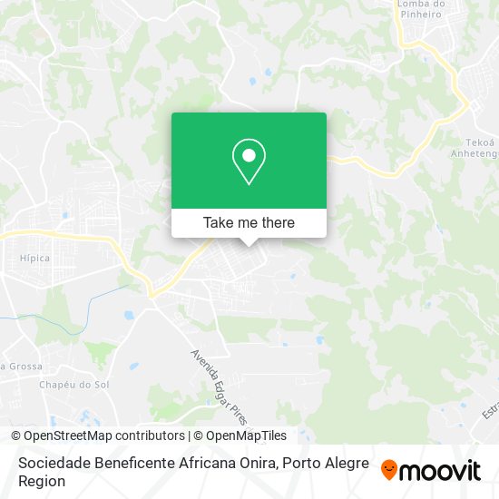 Sociedade Beneficente Africana Onira map