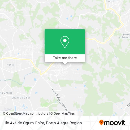 Ilê Axé de Ogum Oníra map