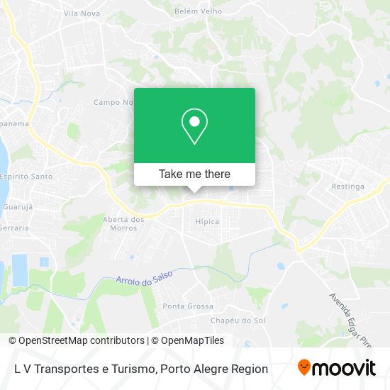 L V Transportes e Turismo map