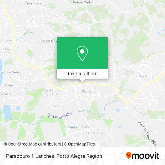 Paradouro 1 Lanches map