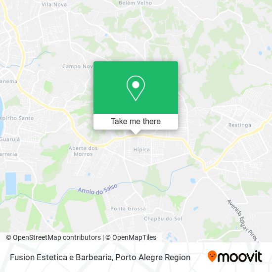 Fusion Estetica e Barbearia map