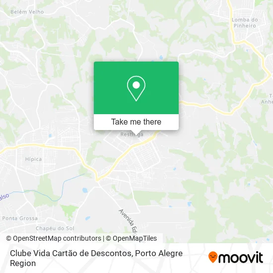 Clube Vida Cartão de Descontos map