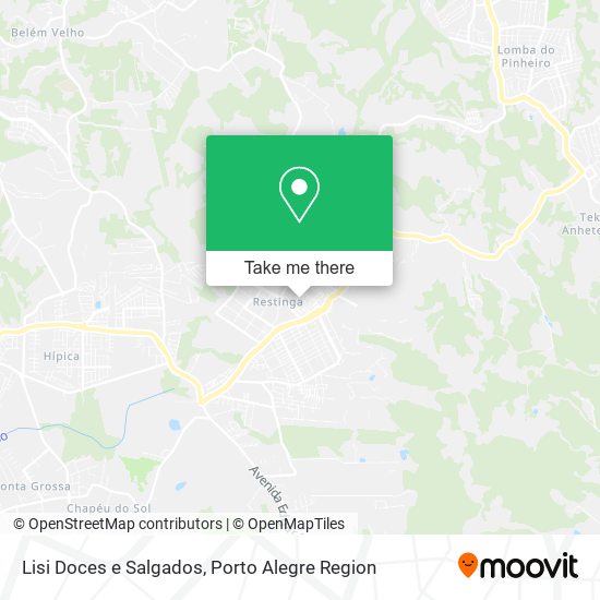 Lisi Doces e Salgados map
