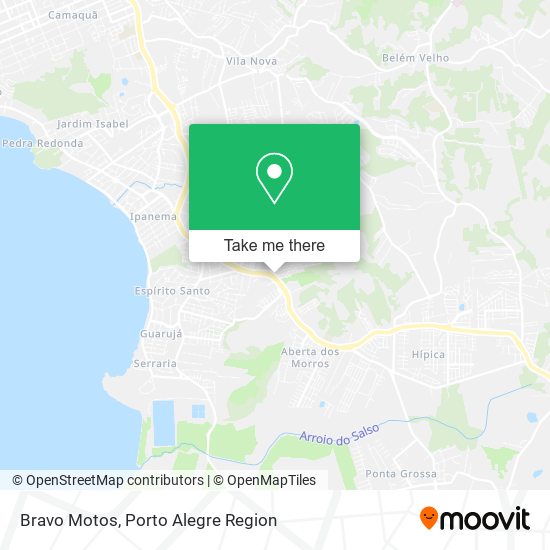 Bravo Motos map