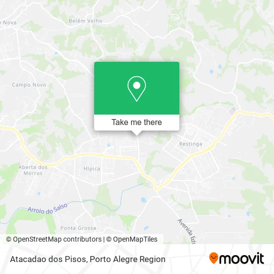 Atacadao dos Pisos map