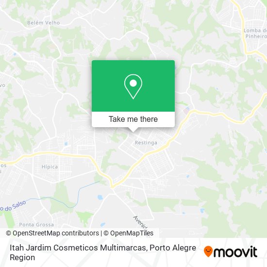 Itah Jardim Cosmeticos Multimarcas map