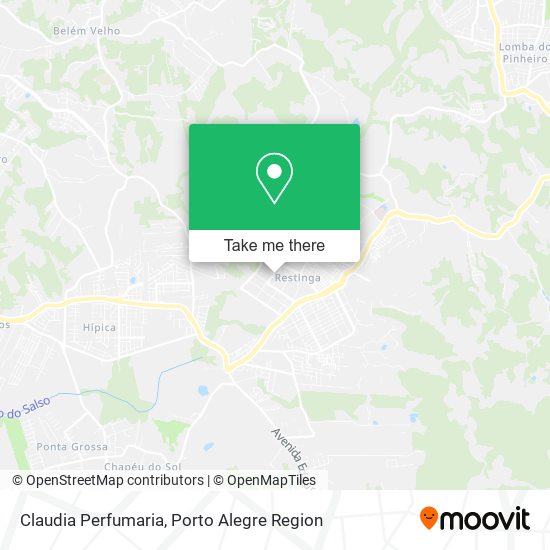 Claudia Perfumaria map