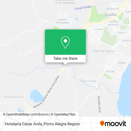 Hotelaria Cezar Ávila map