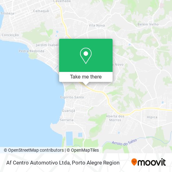 Af Centro Automotivo Ltda map