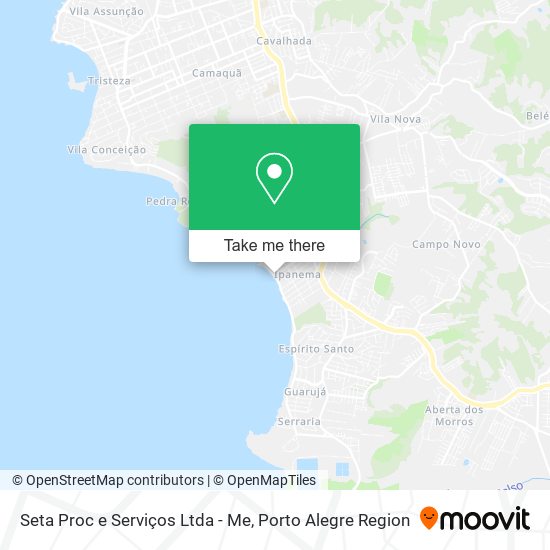 Seta Proc e Serviços Ltda - Me map