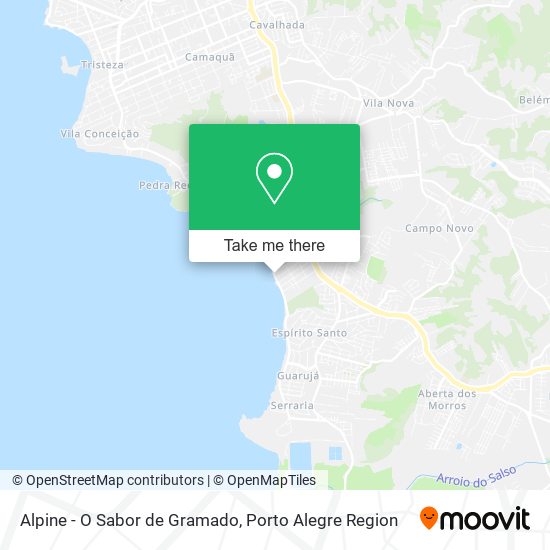 Alpine - O Sabor de Gramado map