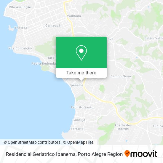 Residencial Geriatrico Ipanema map