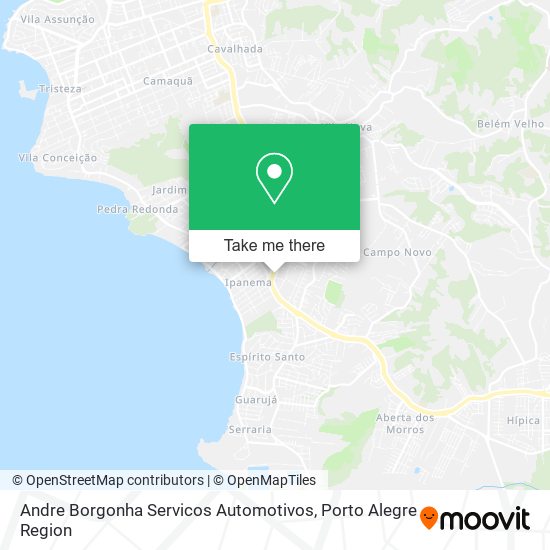 Mapa Andre Borgonha Servicos Automotivos