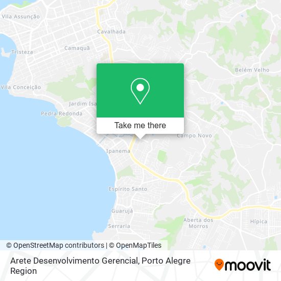 Arete Desenvolvimento Gerencial map