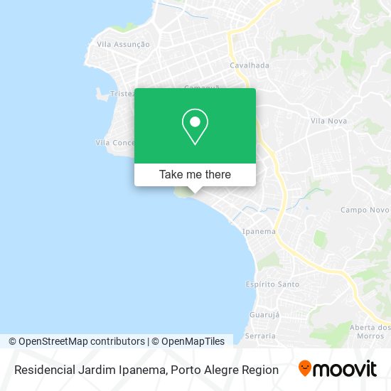 Residencial Jardim Ipanema map